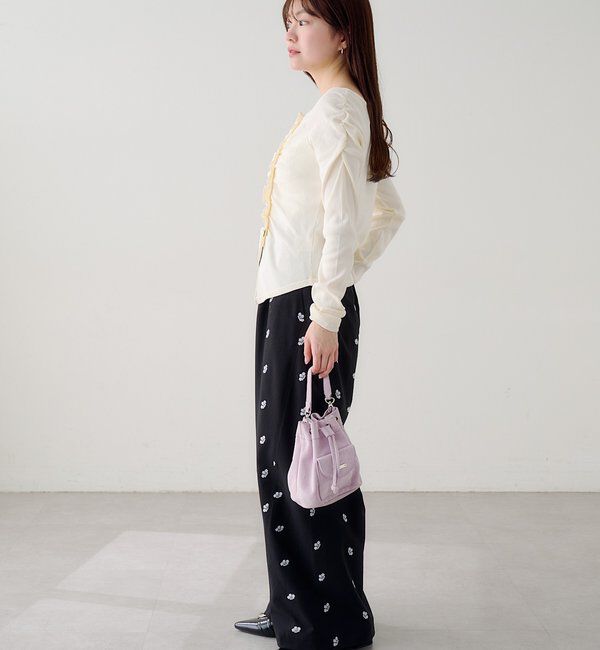  「【2026SSカタログ/4色展開】スエードミニバッグ」|トートバッグ|