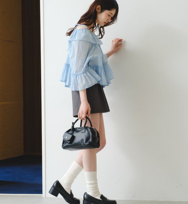  「バタフライフリルブラウス」|シャツ・ブラウス|