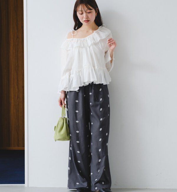  「バタフライフリルブラウス」|シャツ・ブラウス|