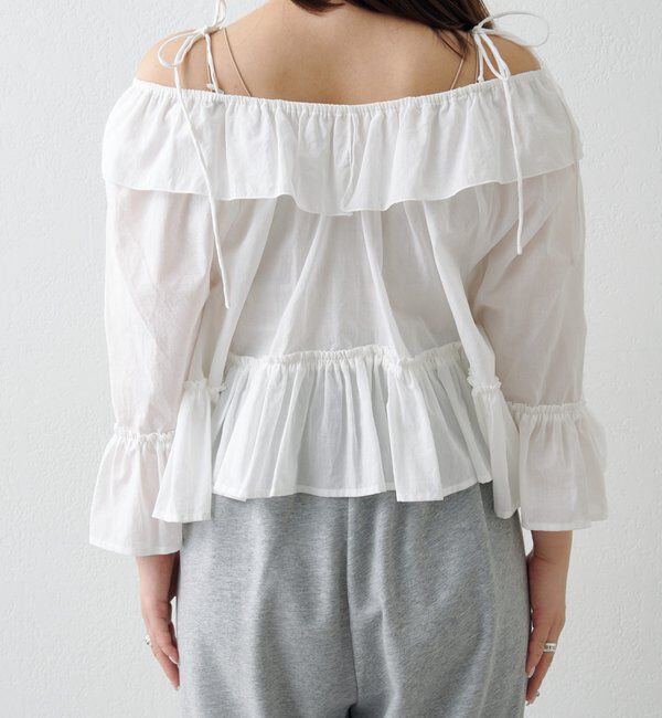  「バタフライフリルブラウス」|シャツ・ブラウス|