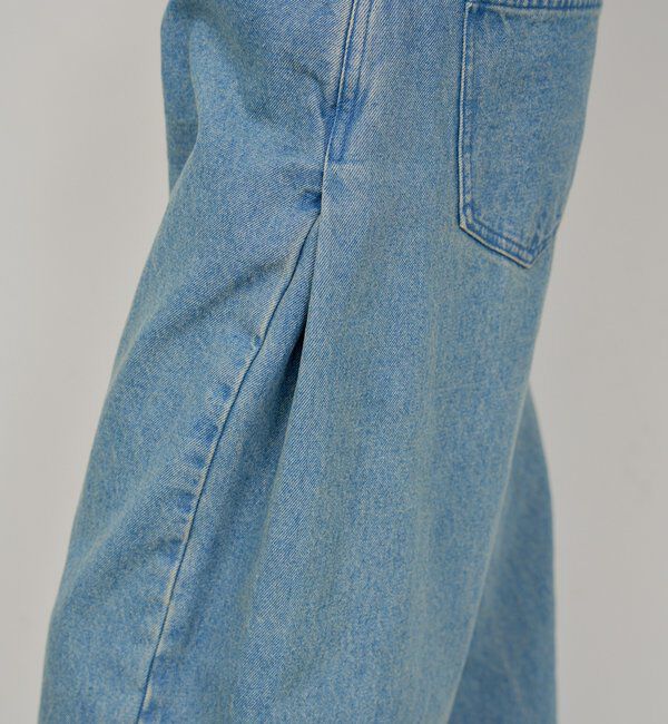  「【WHIMSIC/2サイズ展開/SETUP対応】サイドタックデニムパンツ」|デニム|