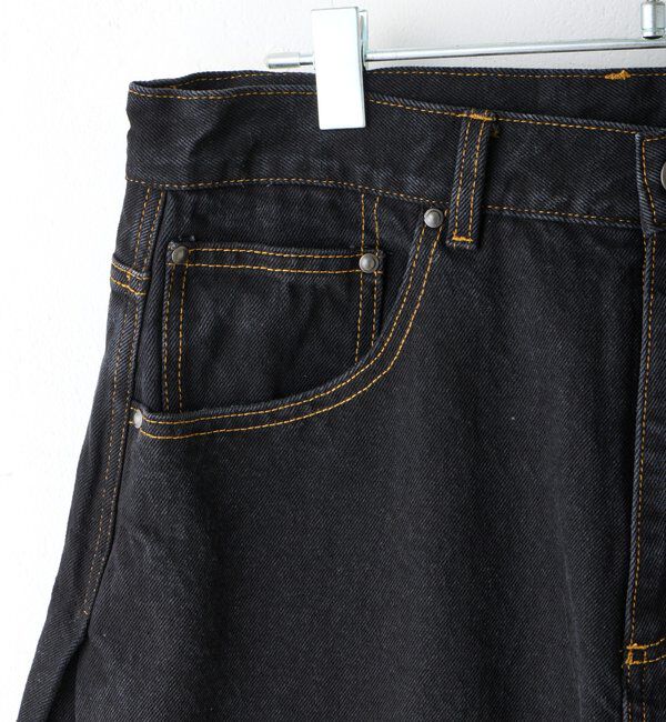  「【WHIMSIC/2サイズ展開/SETUP対応】サイドタックデニムパンツ」|デニム|