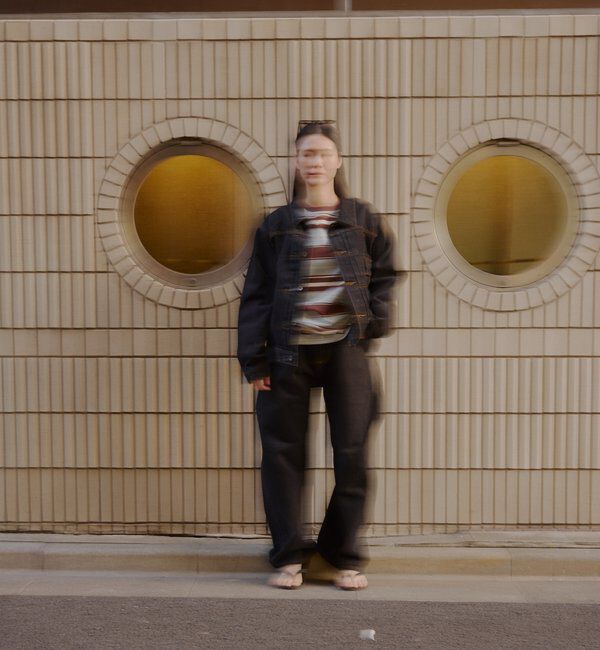  「【WHIMSIC/2サイズ展開/SETUP対応】サイドタックデニムパンツ」|デニム|