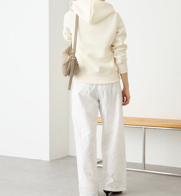  「【WEB限定/キレイめ上品】スポンジダンボールZIPパーカーカットソー」|パーカー|