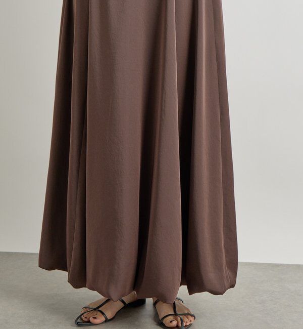  「【美シルエット】サテンバルーンスカート」|スカート|