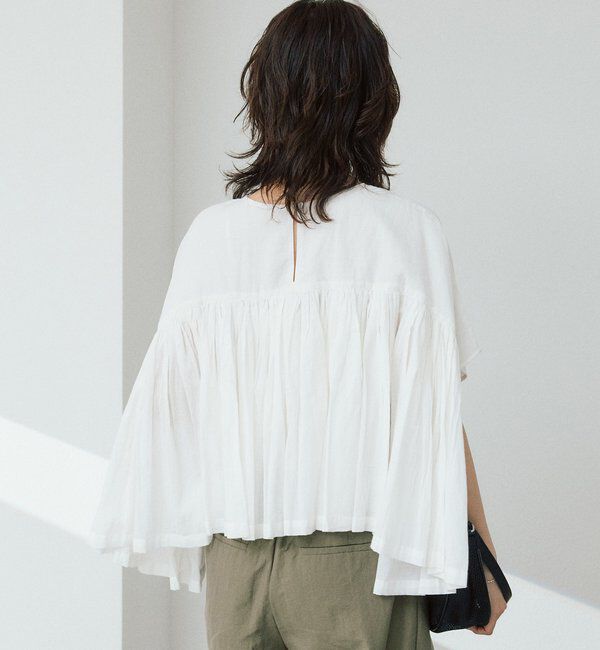  「予約【着映え】ギャザーボリュームブラウス」|シャツ・ブラウス|