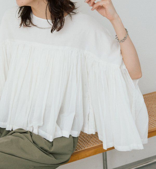  「予約【着映え】ギャザーボリュームブラウス」|シャツ・ブラウス|