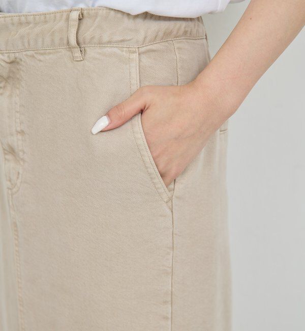  「【セットアップ対応】リヨセルスリットスカート」|スカート|