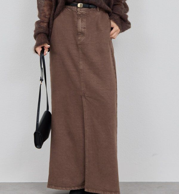  「【セットアップ対応】リヨセルスリットスカート」|スカート|