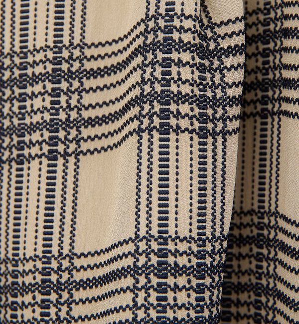  「ステッチチェックパンツ」|チノ|