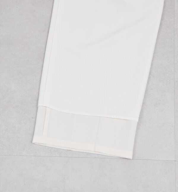  「【ガランテ名品】ライトジャージーワイドパンツ」|チノ|