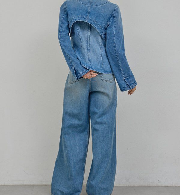  「【PEAS】デニムキャミブラウス」|シャツ・ブラウス|