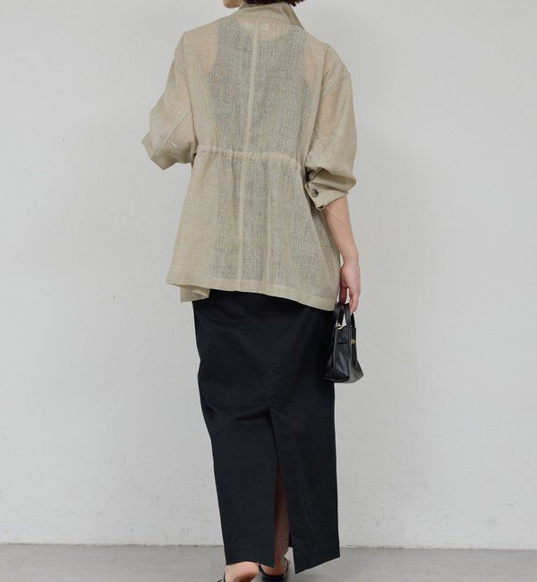  「【CHIKAコラボサイズ】チノストレッチスカート」|スカート|