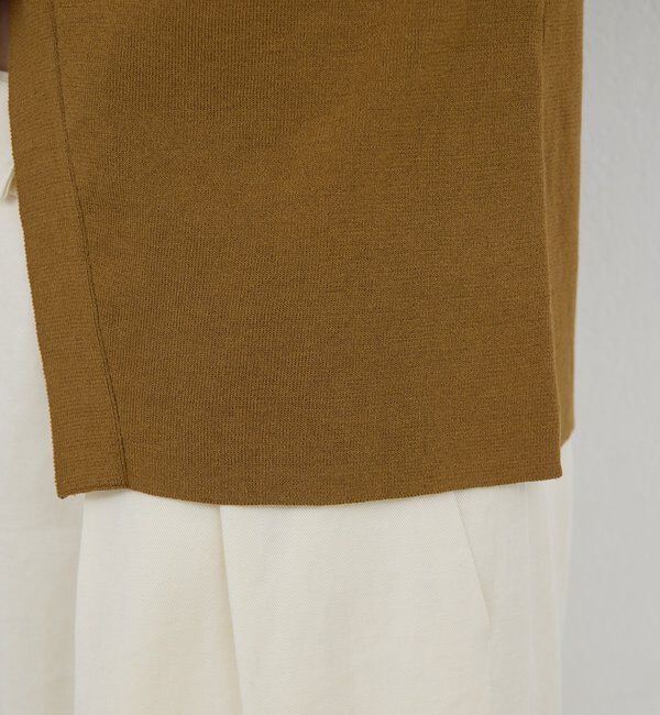  「【手洗い可】ペプラムニットカーデ」|ニット・セーター|