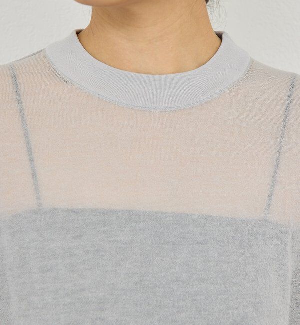  「コットンシアーニット」|ニット・セーター|