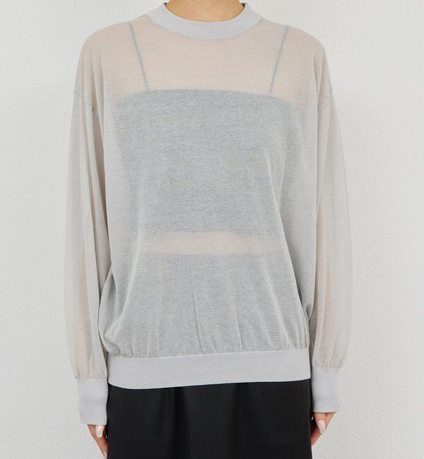  「コットンシアーニット」|ニット・セーター|