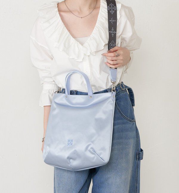  「《WEB限定》スリム2WAYトートバッグ <クラウズナイロン>」|トートバッグ|