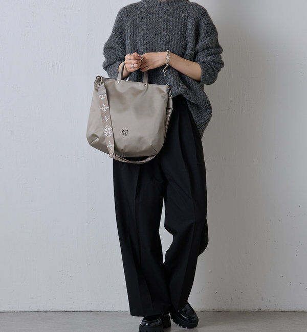  「《WEB限定》スリム2WAYトートバッグ <クラウズナイロン>」|トートバッグ|