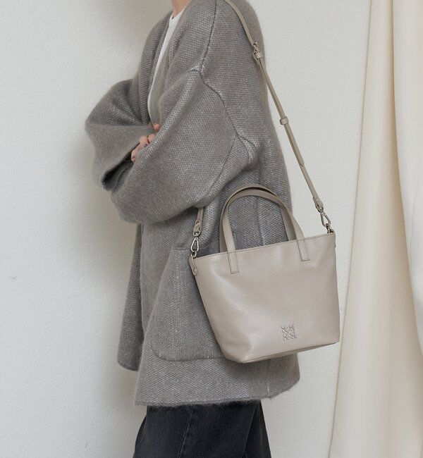  「レザー2WAYミニトートバッグ」|トートバッグ|