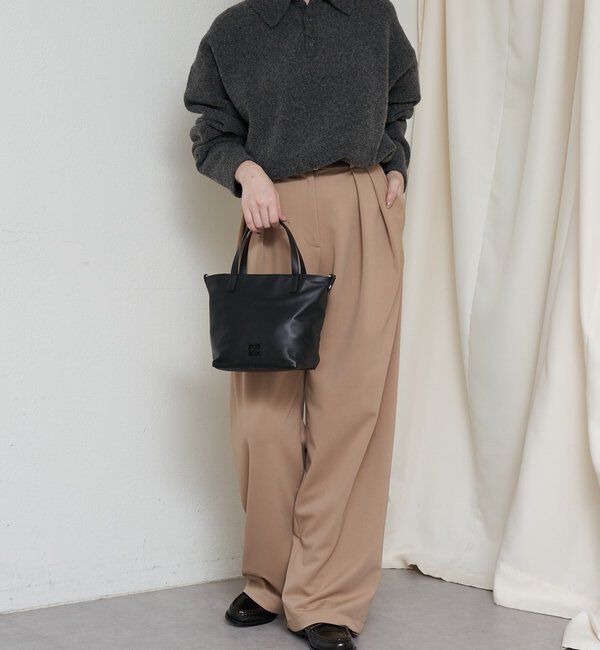  「レザー2WAYミニトートバッグ」|トートバッグ|