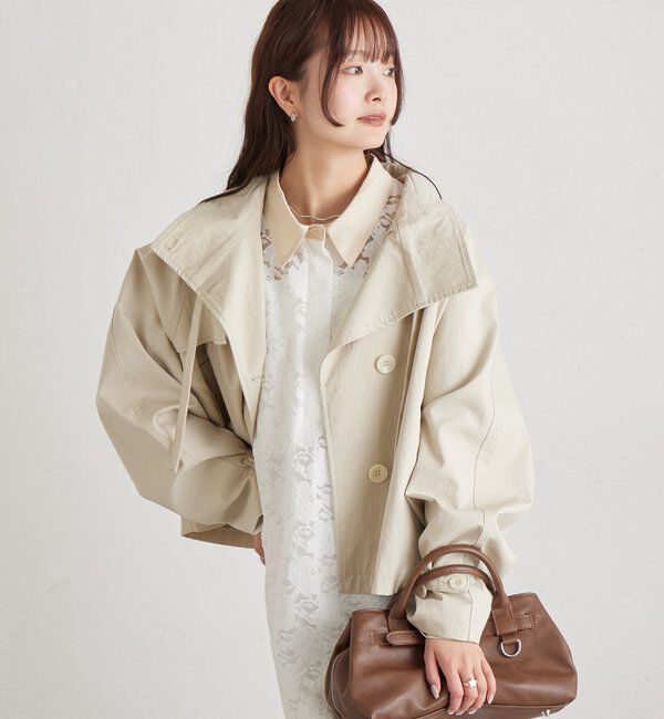  「襟付きレースワンピース」|ワンピース|