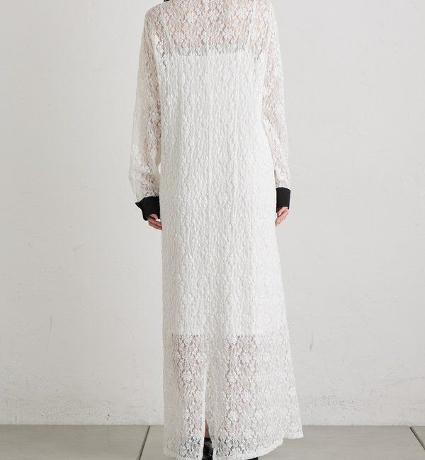  「襟付きレースワンピース」|ワンピース|