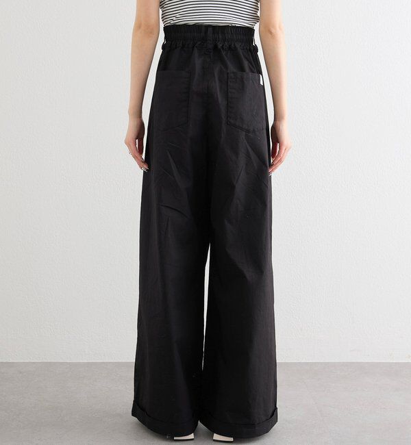  「ワイドベルトタックパンツ」|チノ|
