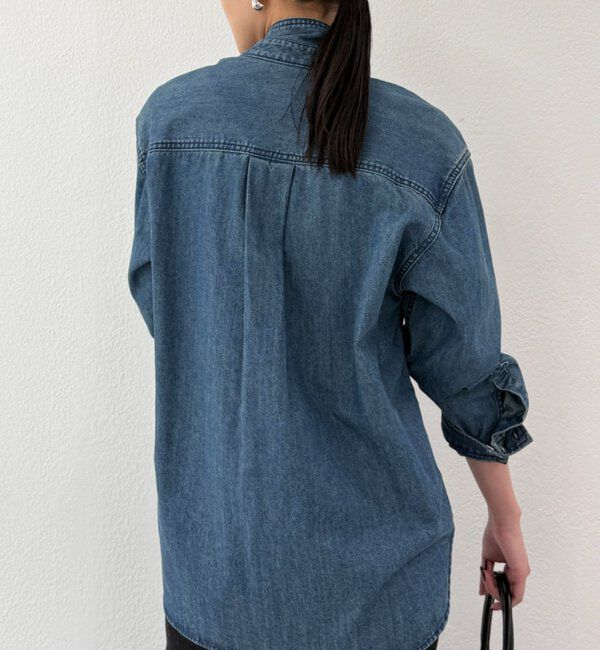  「デニムボウタイブラウス」|シャツ・ブラウス|