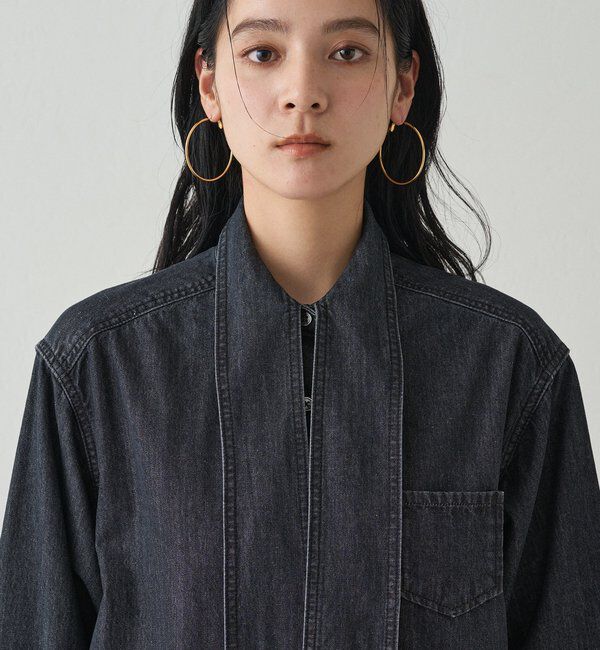  「デニムボウタイブラウス」|シャツ・ブラウス|