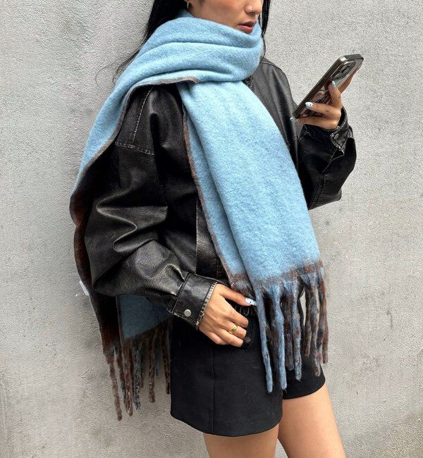  「SLOPPYリバーシブルチェックマフラー」|マフラー|