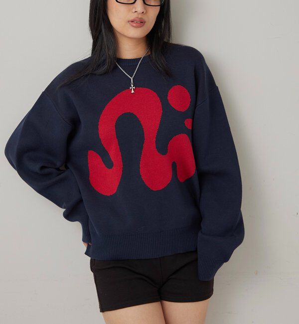  「【COOPER】Mgロゴジャガードニット」|ニット・セーター|