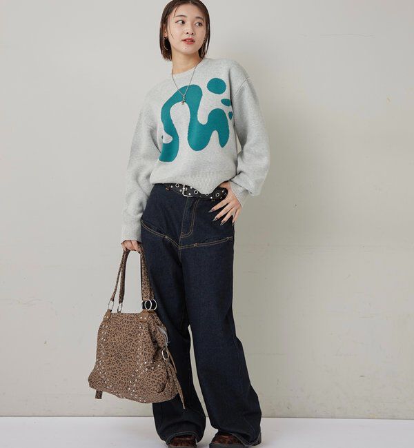  「【COOPER】Mgロゴジャガードニット」|ニット・セーター|