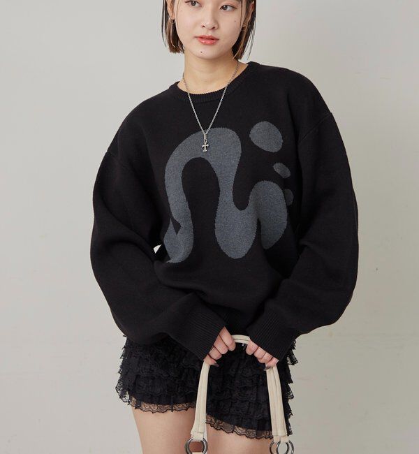  「【COOPER】Mgロゴジャガードニット」|ニット・セーター|