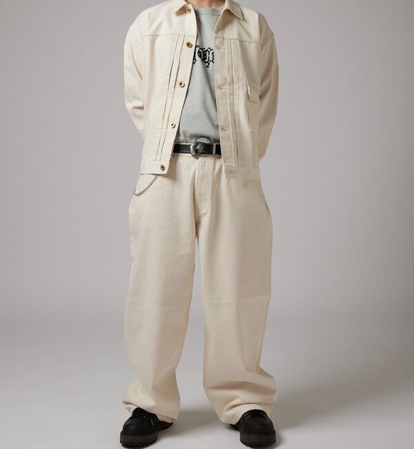  「【Sourcream】セルビッチデニムパンツ」|デニム|