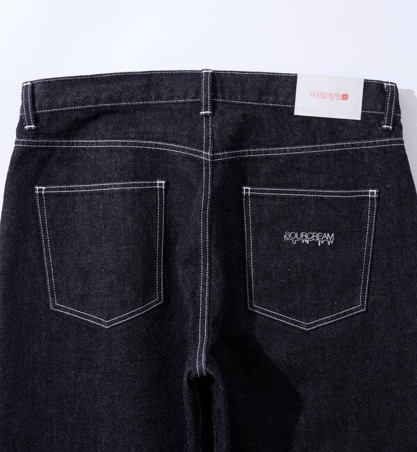  「【Sourcream】セルビッチデニムパンツ」|デニム|