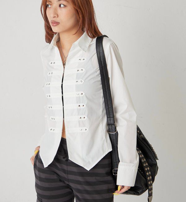  「ナポレオンコンパクトシャツ」|シャツ・ブラウス|