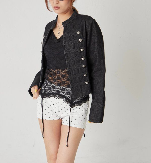  「レースガータートップス」|Tシャツ・カットソー|