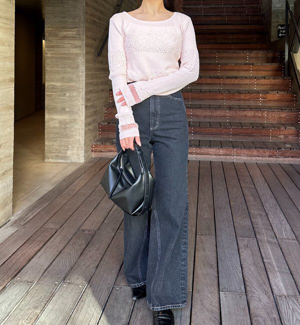  「シャーリングニット」|ニット・セーター|