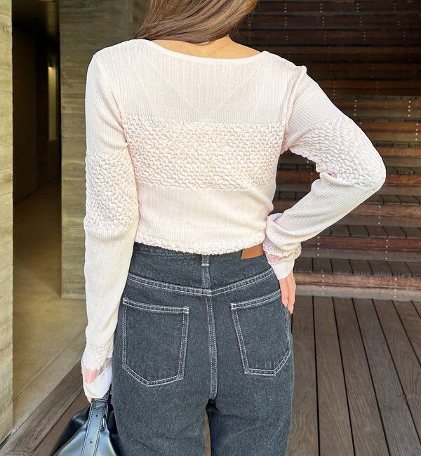  「シャーリングニット」|ニット・セーター|