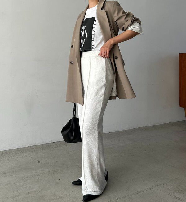  「レースフレアパンツ」|チノ|