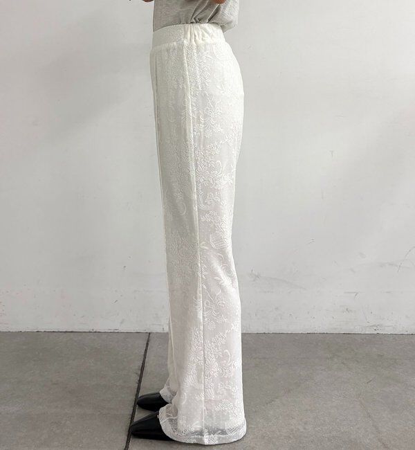  「レースフレアパンツ」|チノ|