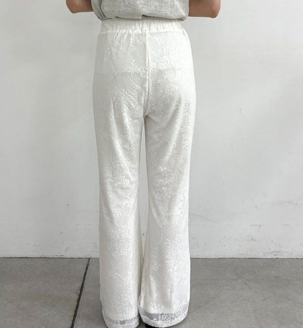  「レースフレアパンツ」|チノ|