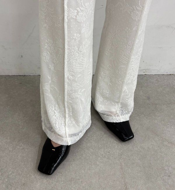  「レースフレアパンツ」|チノ|