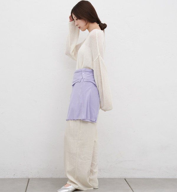 「リネンオーバーニット」|ニット・セーター|