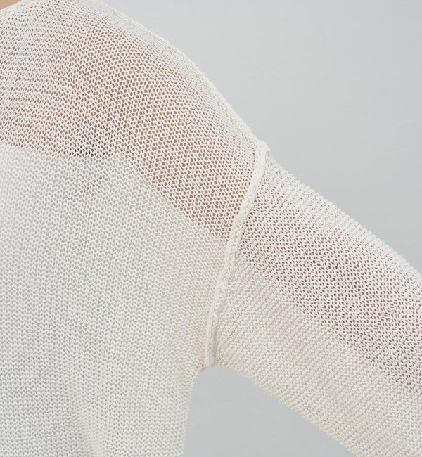  「リネンオーバーニット」|ニット・セーター|