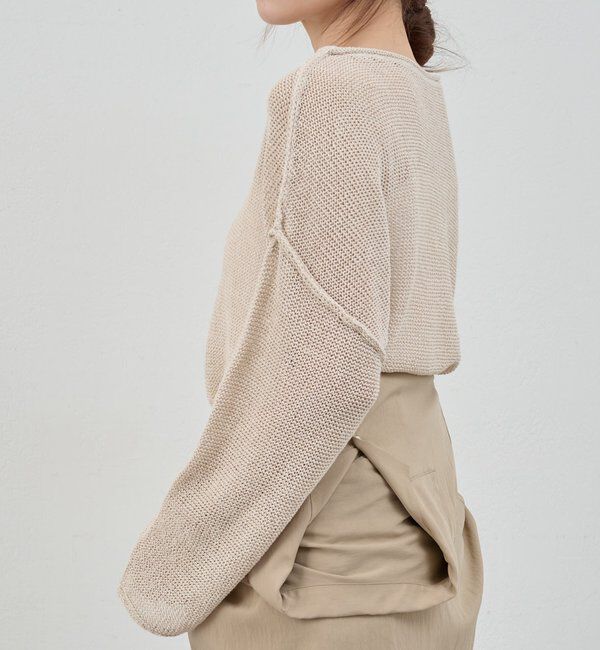  「リネンオーバーニット」|ニット・セーター|