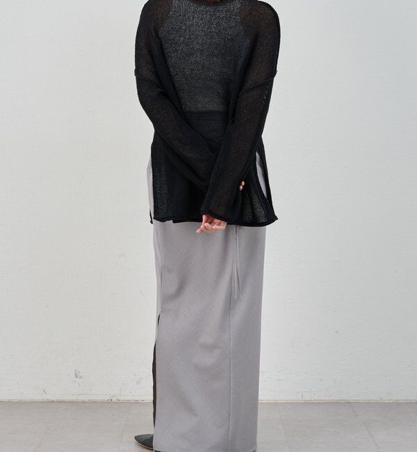  「リネンオーバーニット」|ニット・セーター|