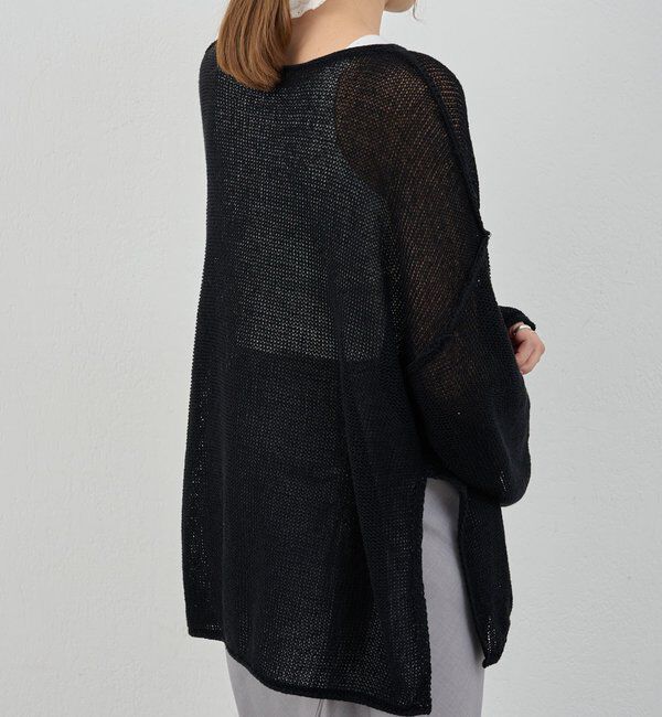  「リネンオーバーニット」|ニット・セーター|