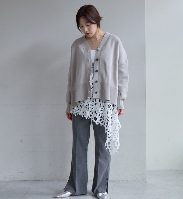  「コットンスムースカーディガン」|カーディガン|