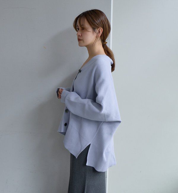  「コットンスムースカーディガン」|カーディガン|